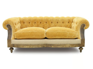 CHESTERFIELD BIG BEN ESSENCE - 2 seater tufted velvet sofa _ Crearte Collections